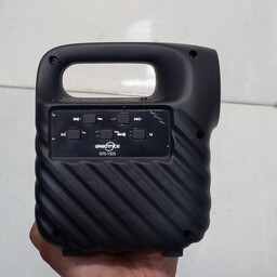 اسپیکر چراغ قوه دار مشکی برند WIRELESS مشکی