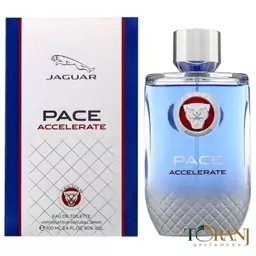 عطر ادکلن جگوار پیس اکسلریت مردانه 100 میل   JAGUAR PACE ACCELERATE 100ML EDT