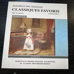 کتاب پیانو کلاسیک فاوریز جلد سوم CLASSIQUES FAVORIS VOLUME 3