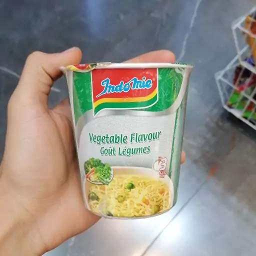 نودل اندومی لیوانی با طعم سبزیجات Indomie