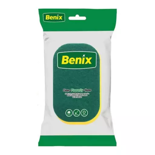 اسفنج و اسکاچ بیضی سوپر بنیکس Benix