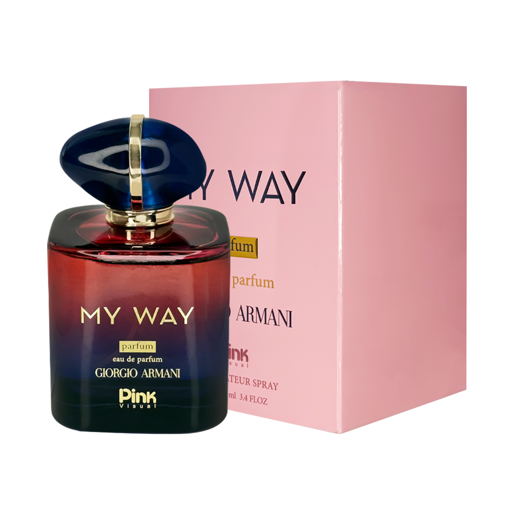 ادوپرفیوم زنانه پینک ویژوآل Pink مدل جورجیو آرمانی مای وی پارفوم Giorgio Armani My Way Parfum حجم 100 میلی لیتر New