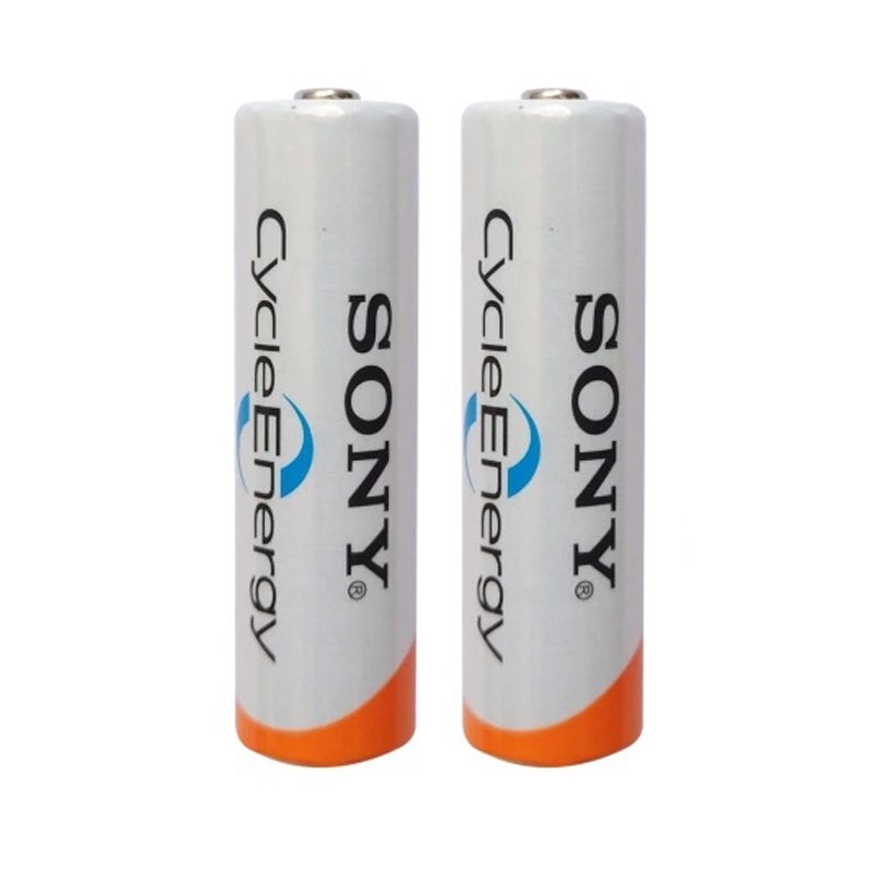باتری دوتایی قلمی شارژی Sony CycleEnergy Ni-MH AA 2500mAh