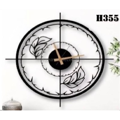 ساعت دیواری لیزری فلزی H355