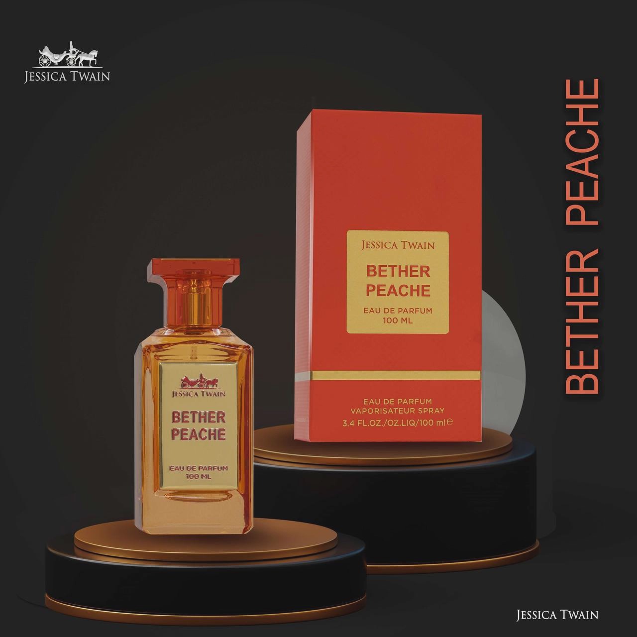 ادکلن بیتر پیچ BETTER PEACH جسیکا تواین حجم 100 میل