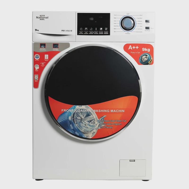 ماشین لباسشویی اتوماتیک 9 کیلویی مدل MW-1416 اینترناسیونال انیل