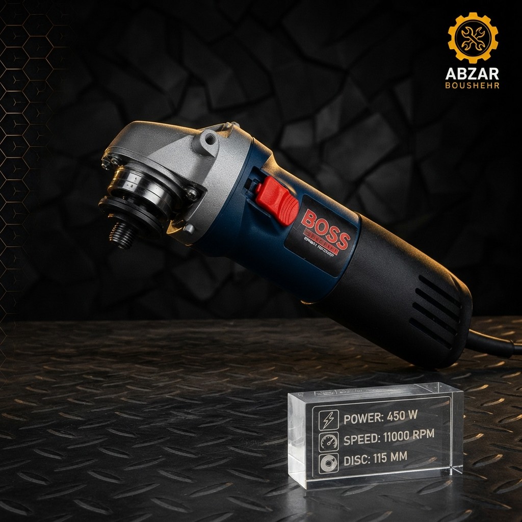 مینی فرز کلید بغل 450 وات باس مدل BS-115-2Z