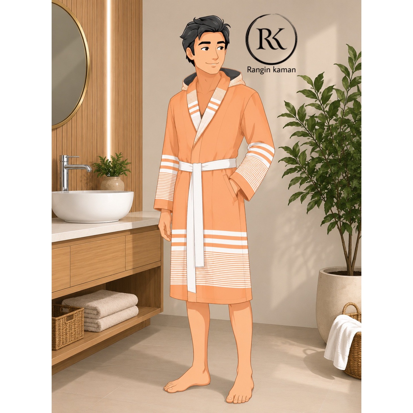 حوله پالتویی نخی یزدی