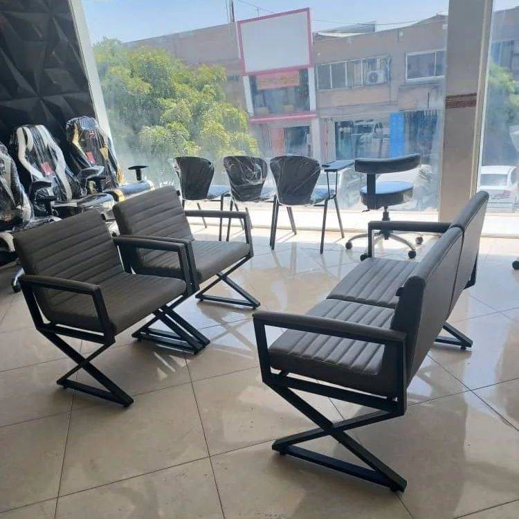 خرید مبل اداری مدرن مدل E350 مبل پایه فلزی با فوم سرد تزریقی مبلمان اداری امپراطور