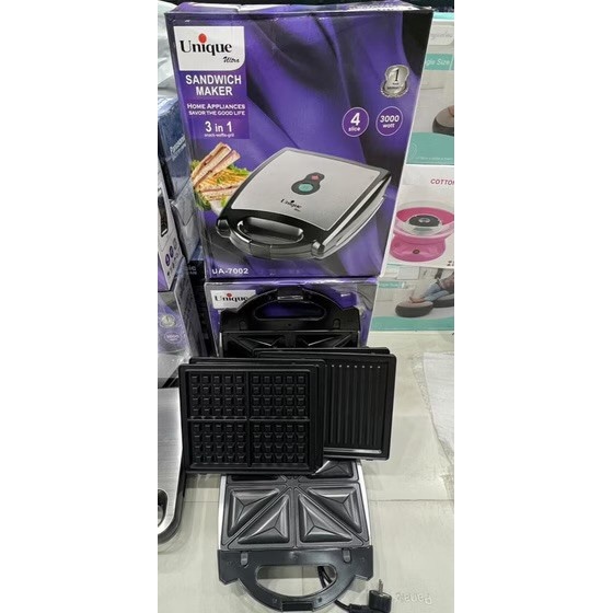 ساندویچ ساز 3 کاره یونیک مدل UA7002
