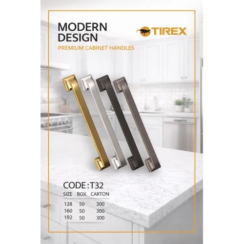 دستگیره دو پیچ کابینت تیرکس کد t32