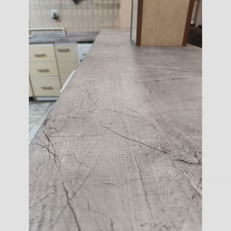 برچسب کابینت کد 3537 طرح بتن پتینه ای طوسی روشن