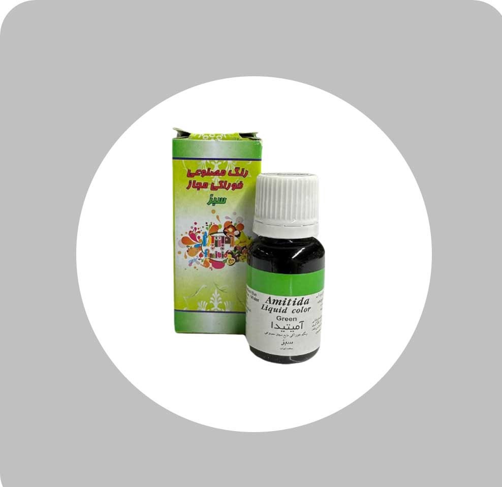 رنگ قطره ای کوچک سبز