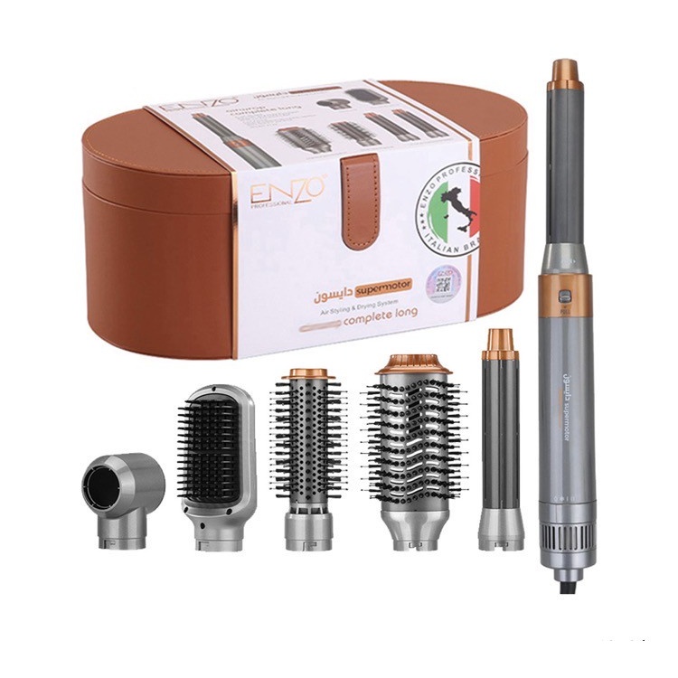 سشوار اصل ENZO Professional Airwrap Complete Long EN-4133 6-in-1 (ارسال به ضمانت اصل بودن)