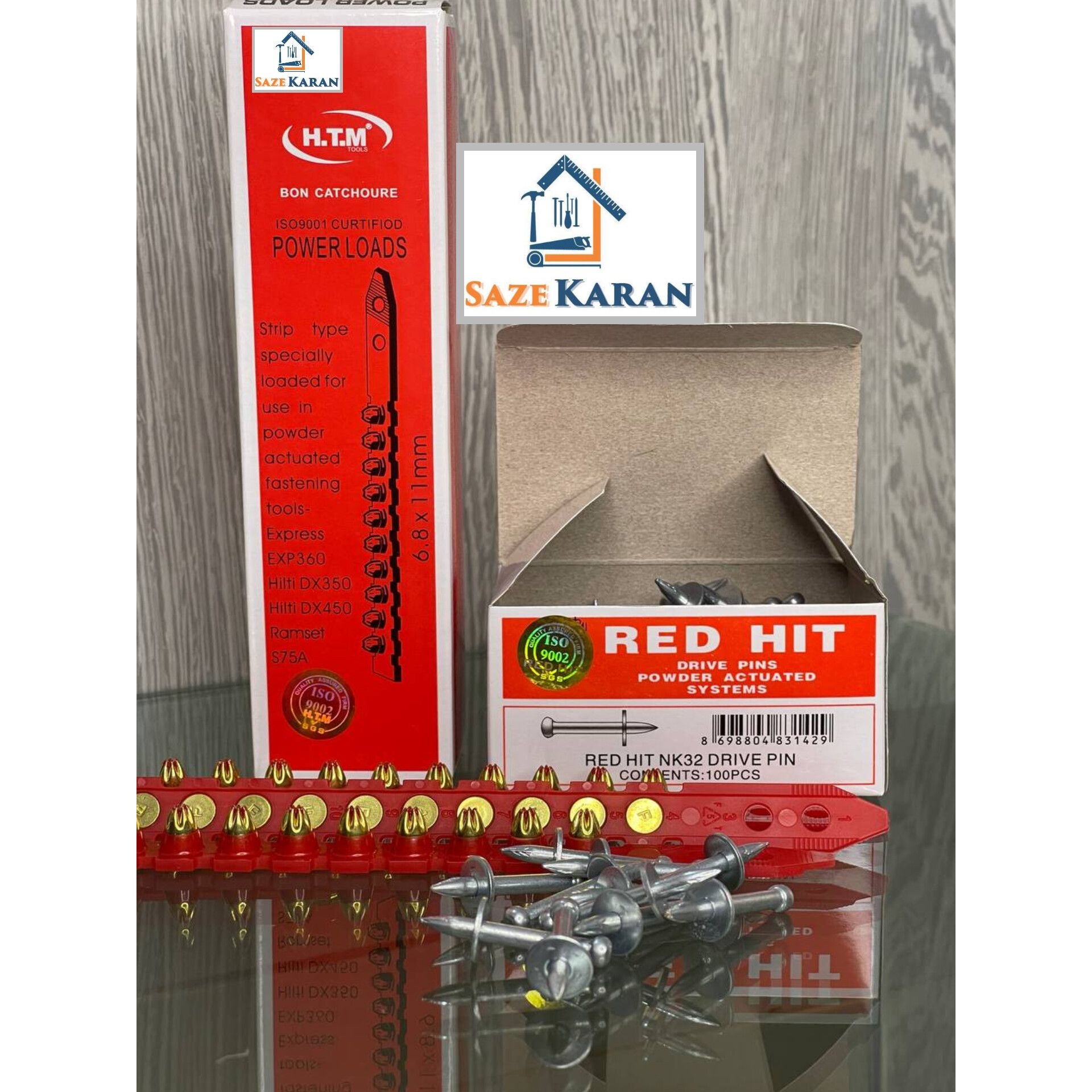 میخ و چاشنی بتن 3.2 میلیمتر HTM
