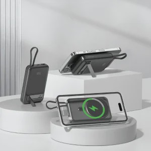 پاوربانک 22.5 وات گرین لاین مدل DXB Magsafe ظرفیت 10000 میلی آمپر