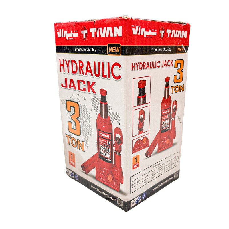 جک هیدرولیک خودرو تیوان مدل THJ-3 ظرفیت 3 تن