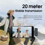 میکروفون یقه ای مغناطیسی بی سیم 2 در 1 با قابلیت حذف نویز