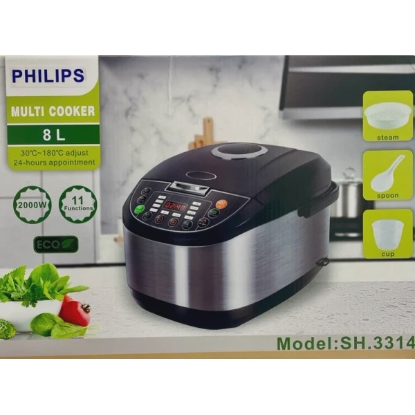 مولتی کوکر فیلیپس-ظرفیت 8 لیتری مدل SH.3314
