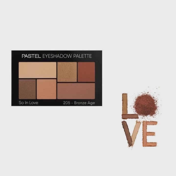پالت سایه 6 رنگ پاستل شماره 205 pastel