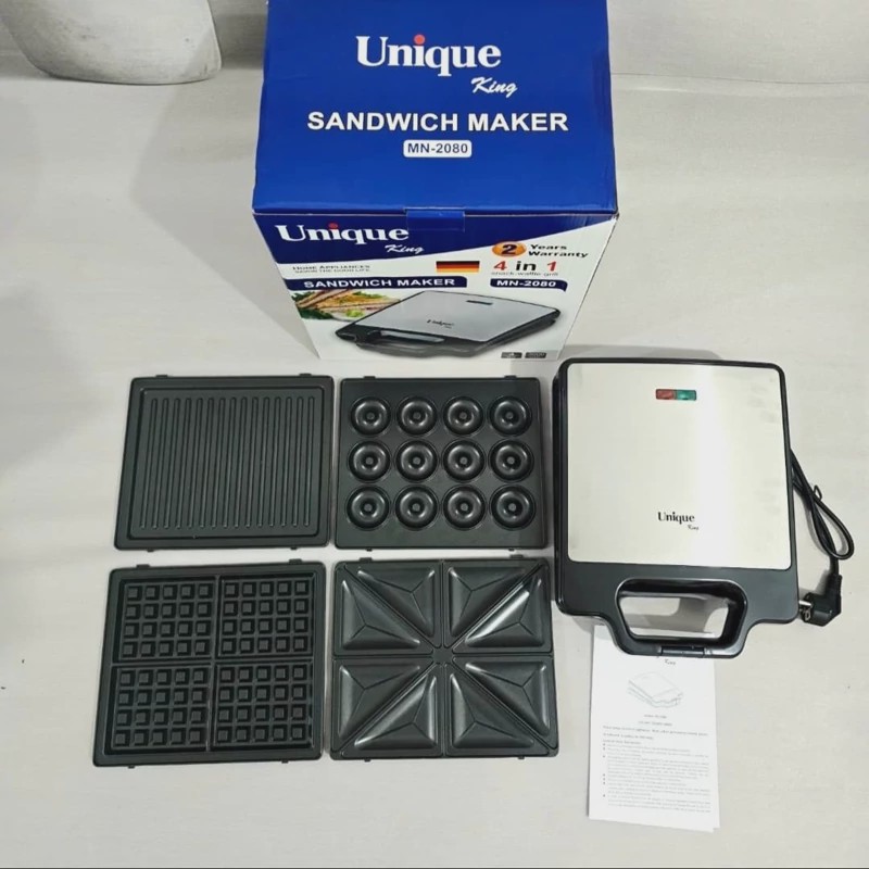 ساندویچ ساز 4 کاره یونیک مدل MN-2080