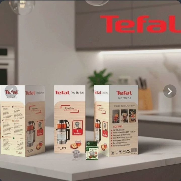 چایی ساز روهمی تفال- وارمردار مدل TF-124