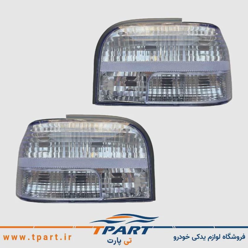 جفت چراغ خطر عقب پراید 131 برفی اسپرت کد m