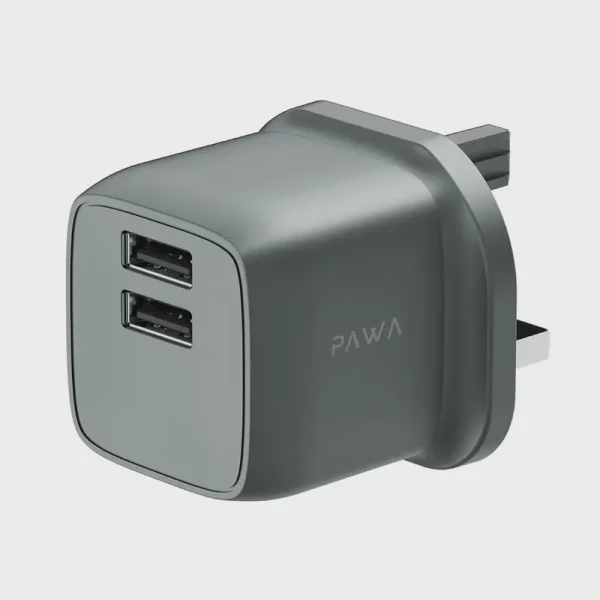 شارژر دیواری 12 وات پاوا Pawa مدل Pocket Mini Travel Charger به همراه کابل USB به لایتنینگ