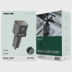 شارژر فندکی 60W گرین لاین مدل Dual Volt GNDVC12CC