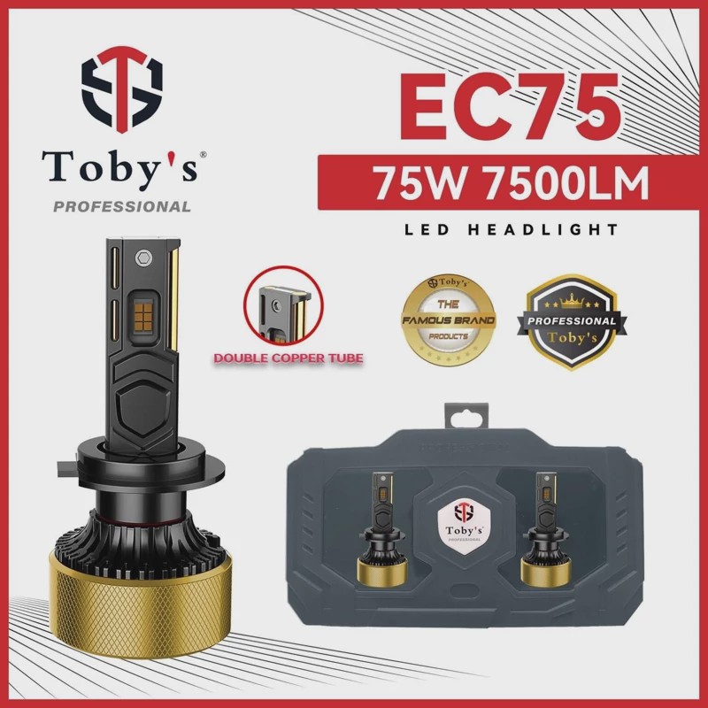 هدلایت فوق درخشان توبیز EC75 پایه H4 با گارانتی
