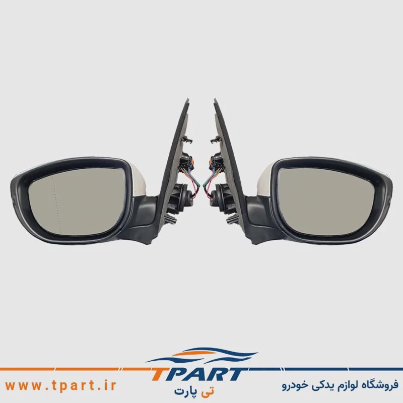 جفت آینه بغل 207 راهنمادار تاشو دستی، هیتر و سنسور دما
