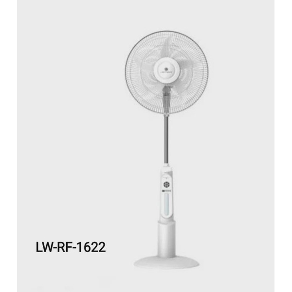 پنکه ایستاده شارژی لایت ویو مدل LW-RF-1622