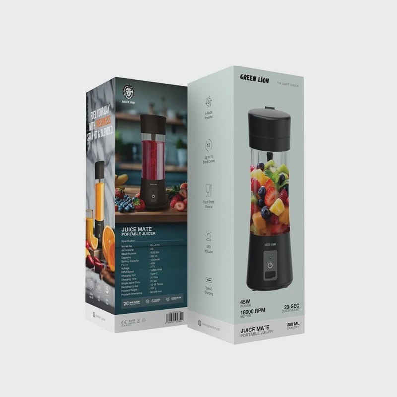 آبمیوه گیر جوس میت 380 میلی لیتری گرین Green Lion Juice Mate Juicer