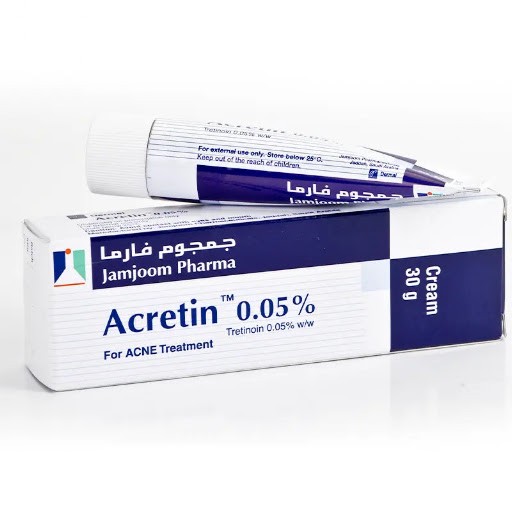کرم ترتینوئین آکرتین Acretin لایه برداری و بهبود بافت پوست