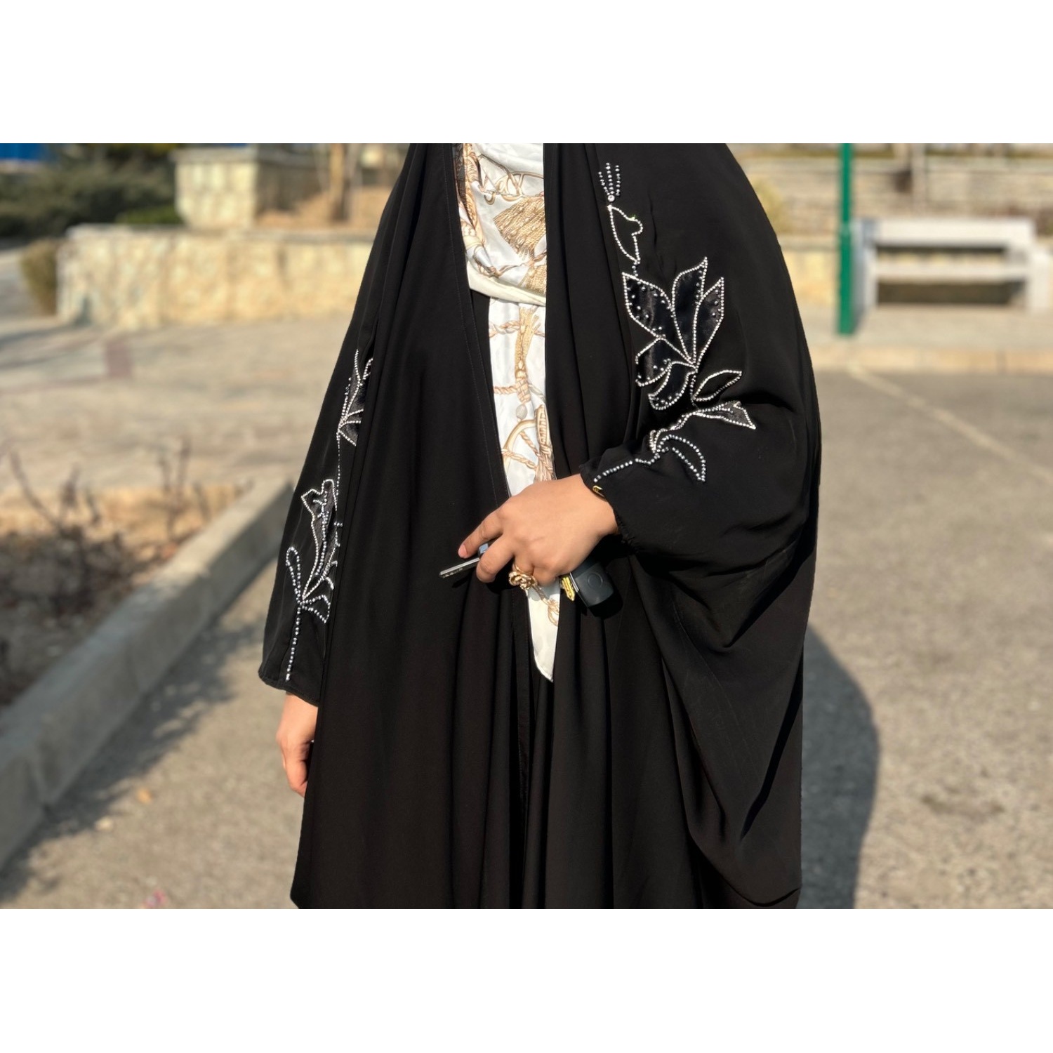 چادر جواهر دوزی عطرانه
