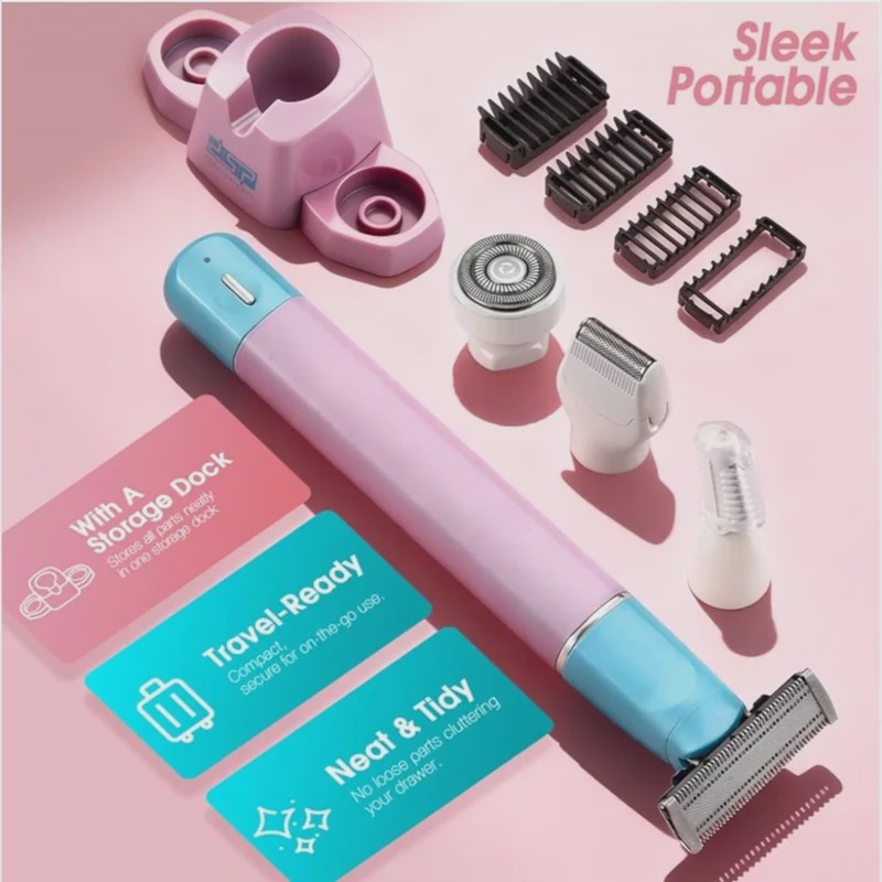 شیور اصلاح زنانه دی اس پی مدل DSP-70602 مخصوص اصلاح صورت و بدن