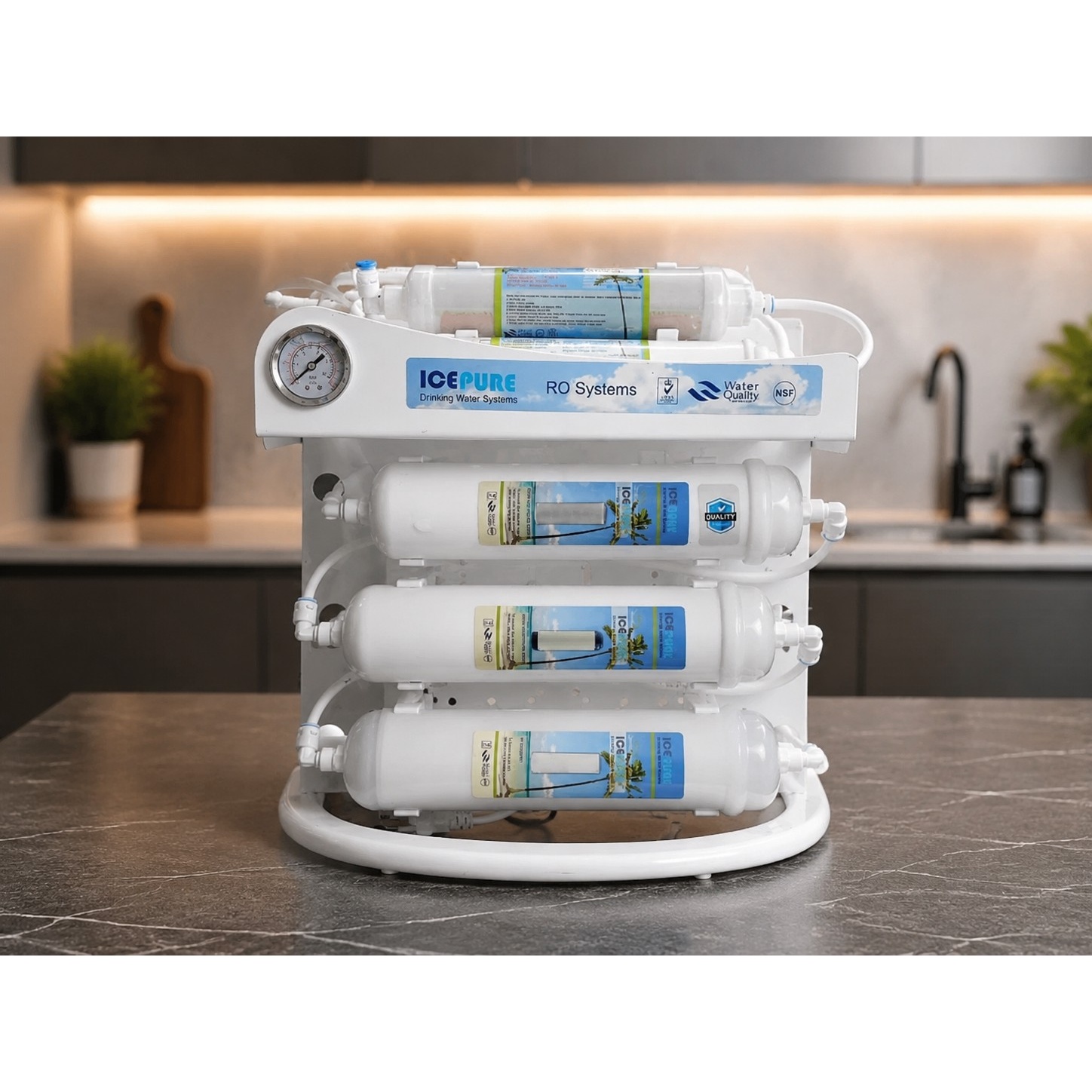 دستگاه تصفیه آب IcePure 6 مرحله ای اسمز معکوس پیشرفته