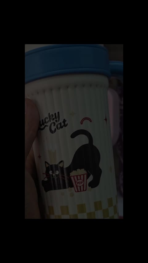 تراول ماگ فانتزی پاستیلی دسته دار-750 میل
