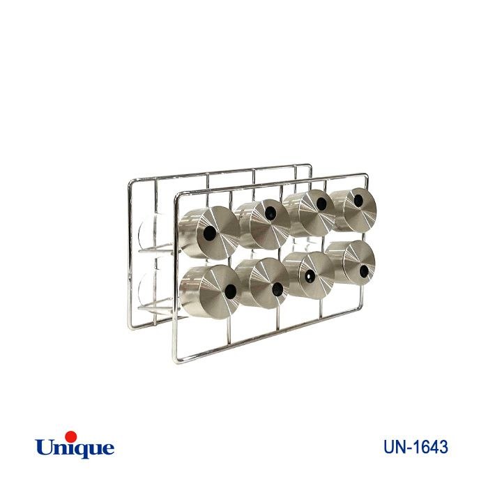 ست ادویه درب استیل 8 عددی یونیک Unique کد UN-1643
