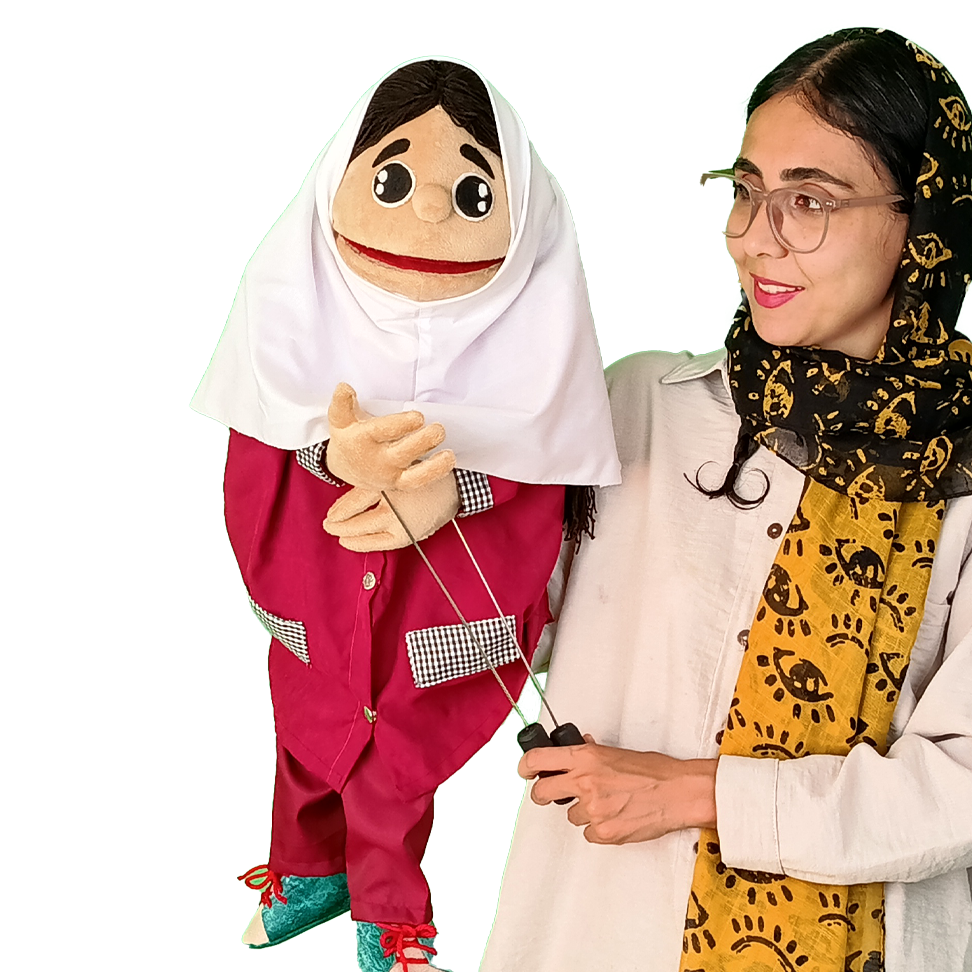 عروسک نمایشی دختر دانش آموز2
