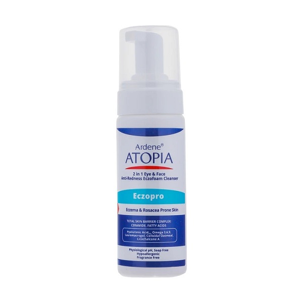 فوم شستشوی صورت آردن آتوپیا ECZOPRO حجم 150 میل | مناسب پوست خشک و حساس