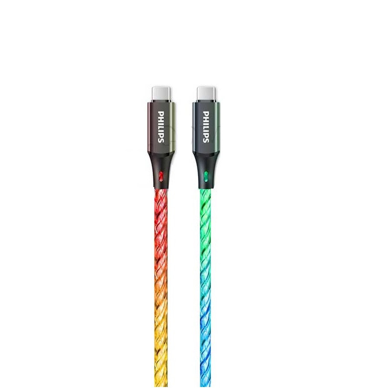 کابل USB-C فیلیپس مدل DLC5140C طول 1.2 متر