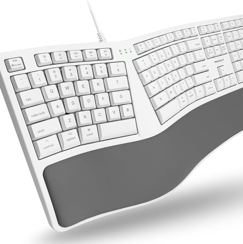 کیبورد ارگونومیک USB Macally اورجینال مدل MERGOKEY