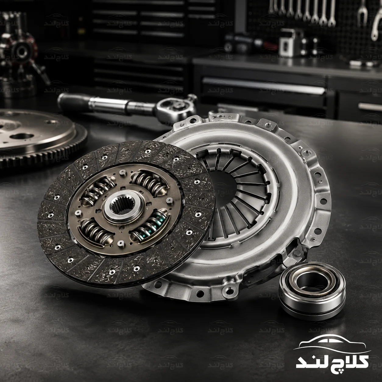 کیت کامل دیسک و صفحه کلاچ ساینا تیبا کوییک قطر 215 هرینگتون