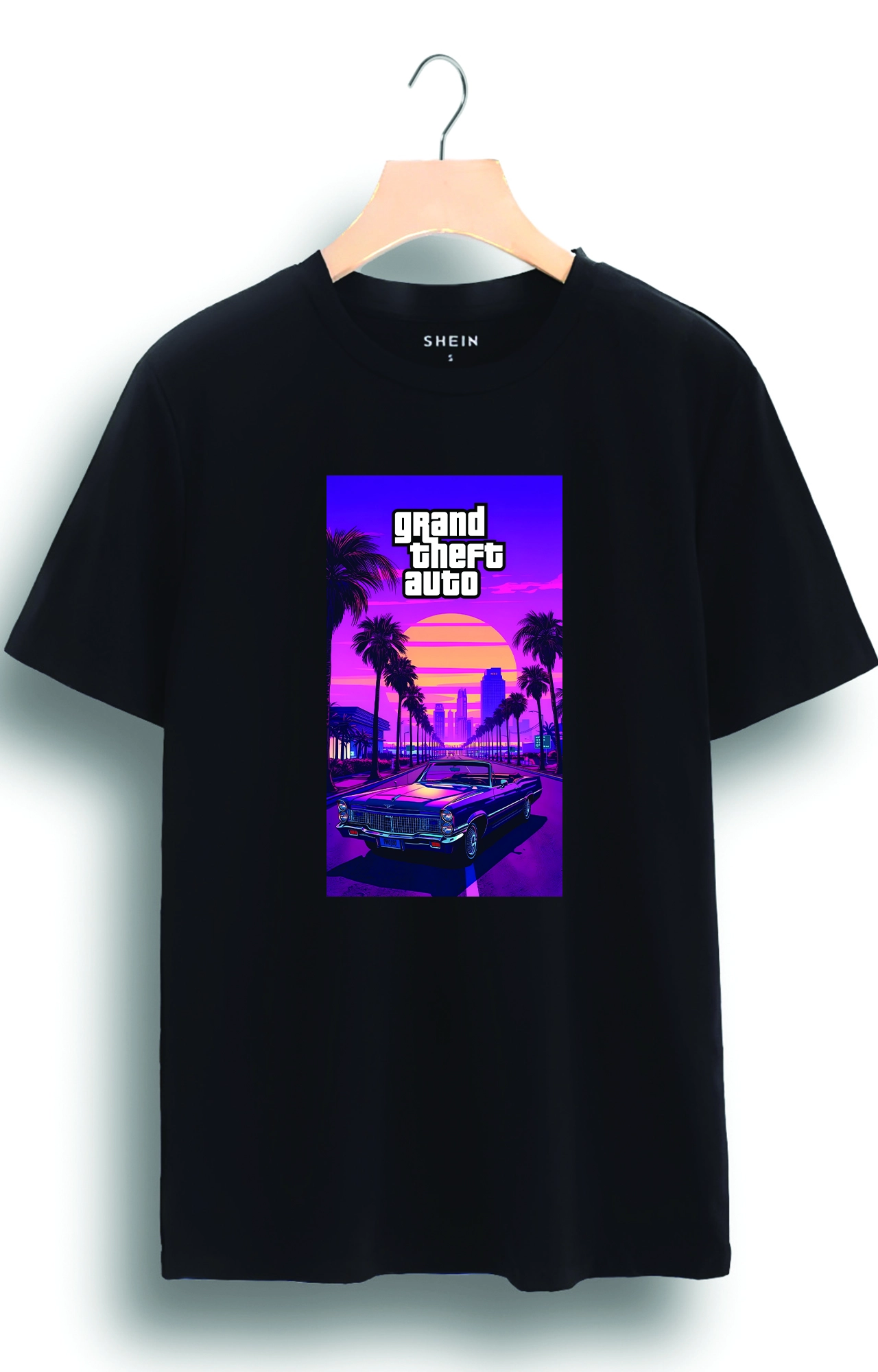 تیشرت نخ طرح جی تی ای 6 gta Grand Theft Auto VI کد 4894