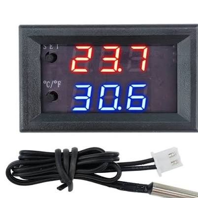 ماژول کنترل دما پنلی دو نمایشگره W2809 آلارم و رله مرغوب