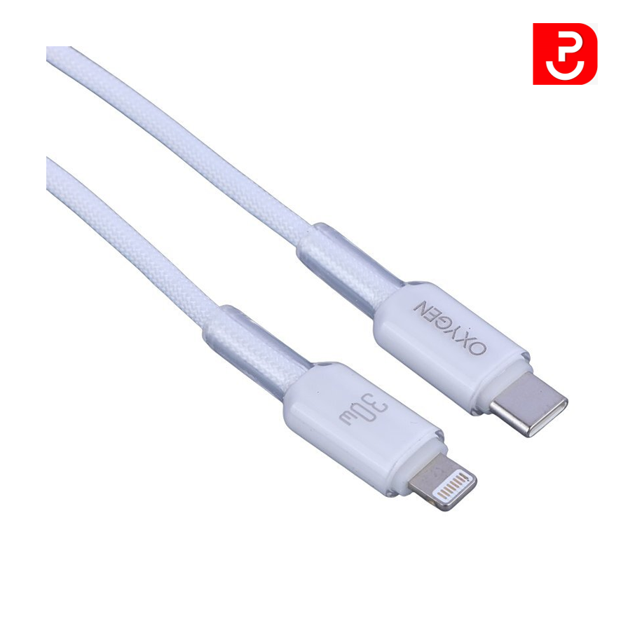 کابل تایپ سی - لایتینینگ فست شارژ اکسیژن 30W مدل LX-23 اورجینال