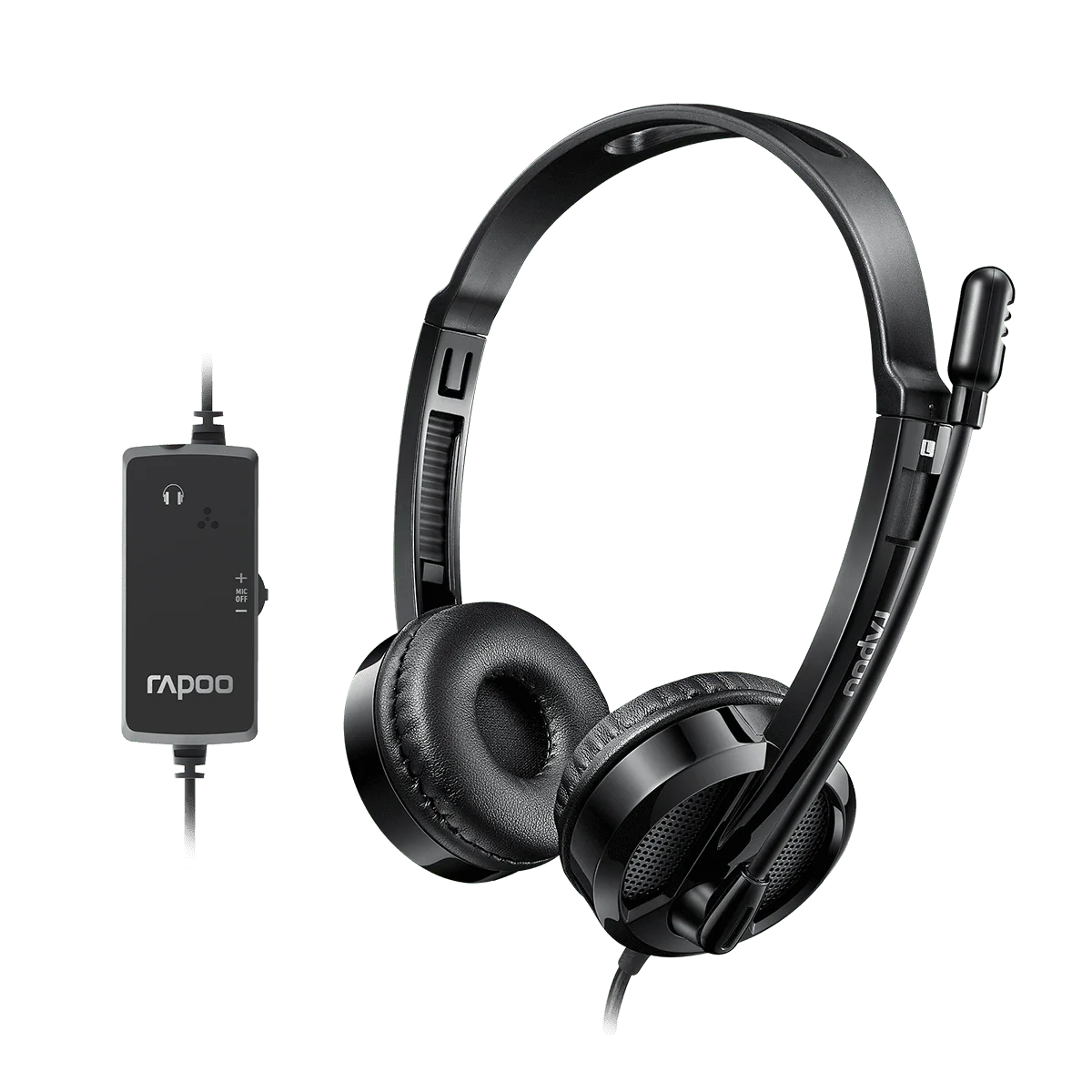 هدست سیمی رپو مدل H120 با اتصال USB-A