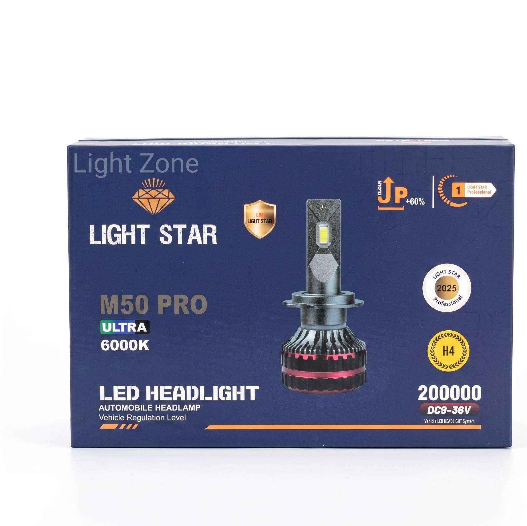 هدلایت لایت استار M50 Pro پایه H1. H4. H7