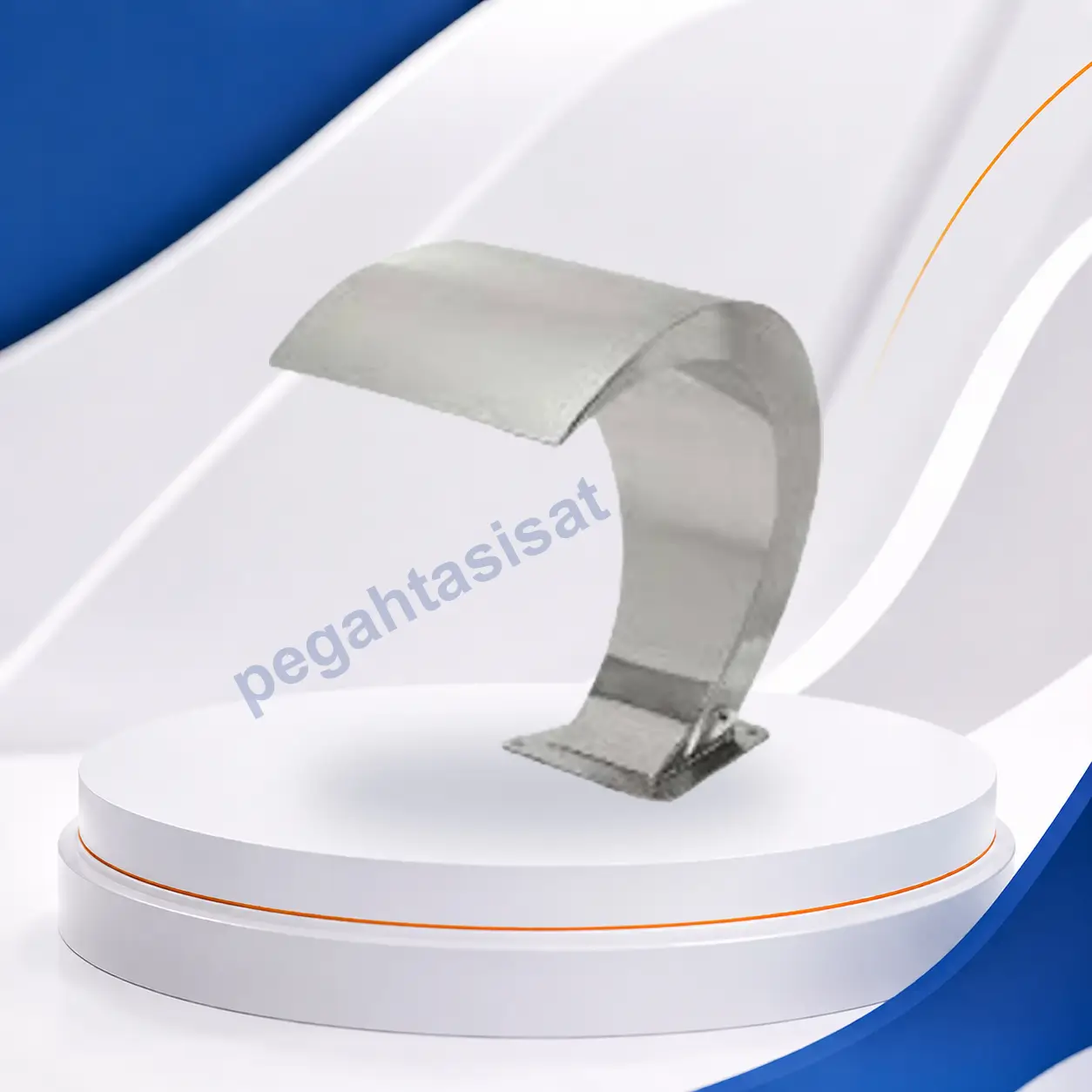 نازل کرتین استخری قوسی استیل پگاه تاسیسات